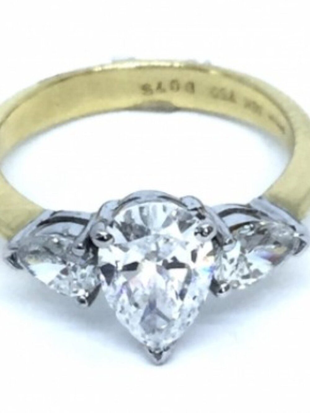 18K 2.78 Diamond Elegant Engagement Ring